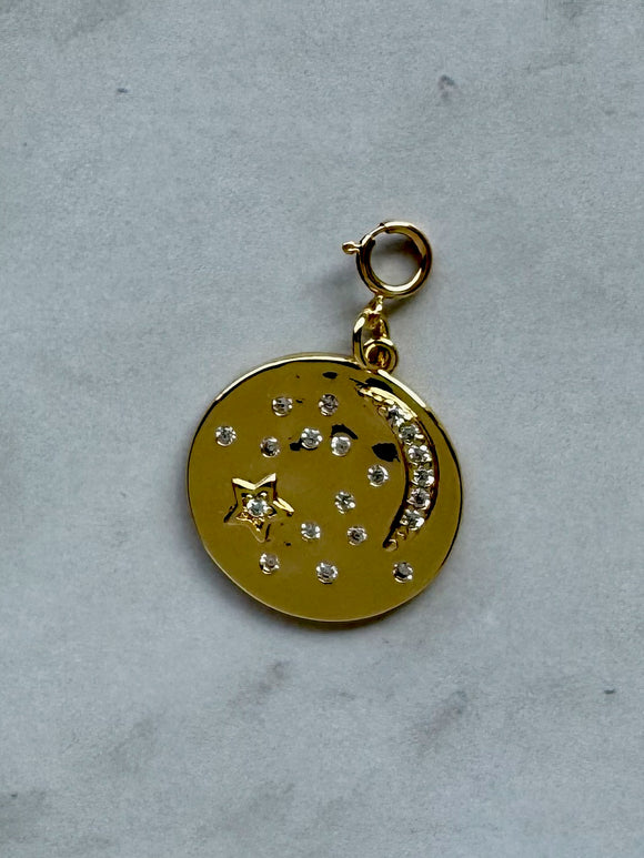 Moon and Stars Charm